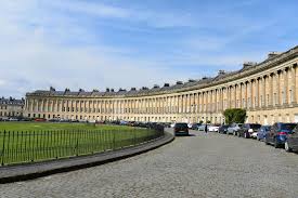 Photo of the Royal Crescent in Bath, UK